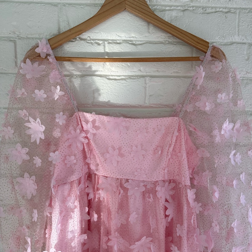 Pink Floral Dress - Picture 4 of 11